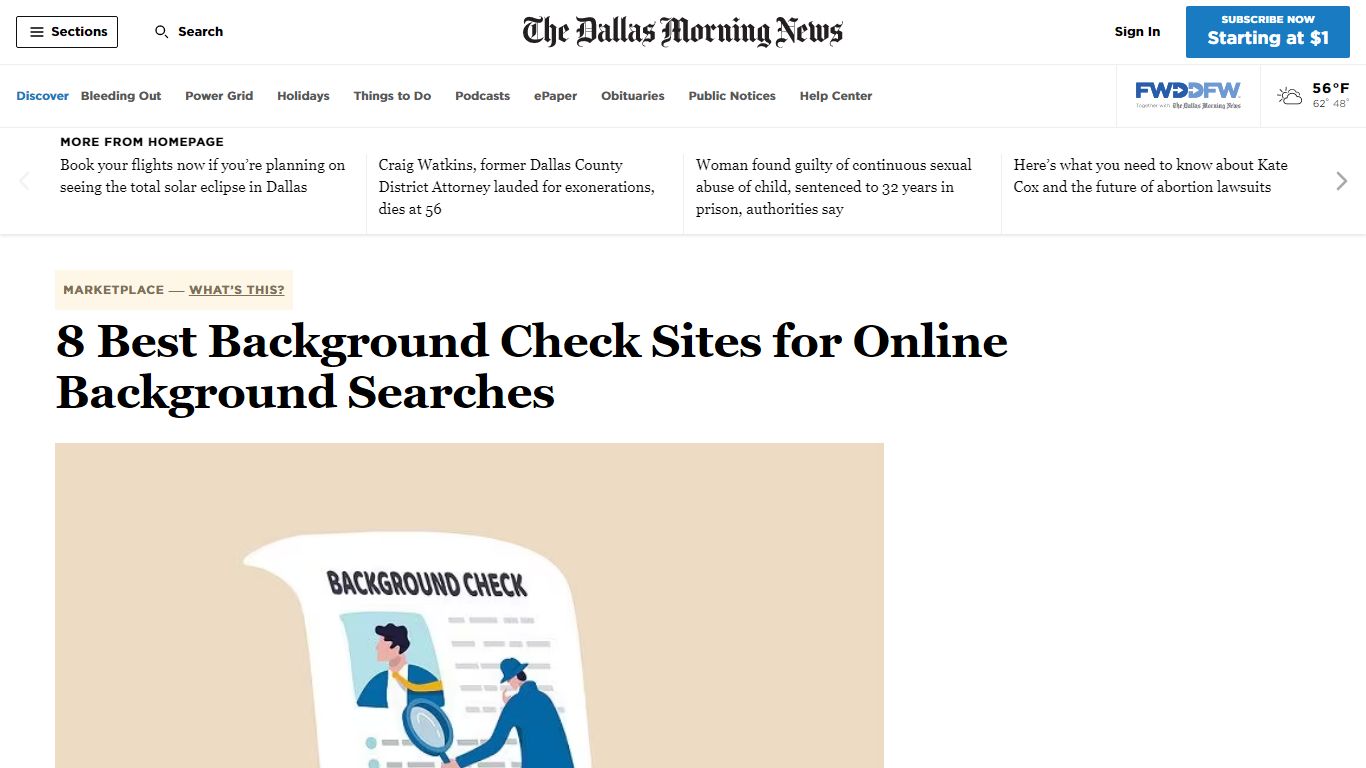 8 Best Background Check Sites for Online Background Searches - Dallas News